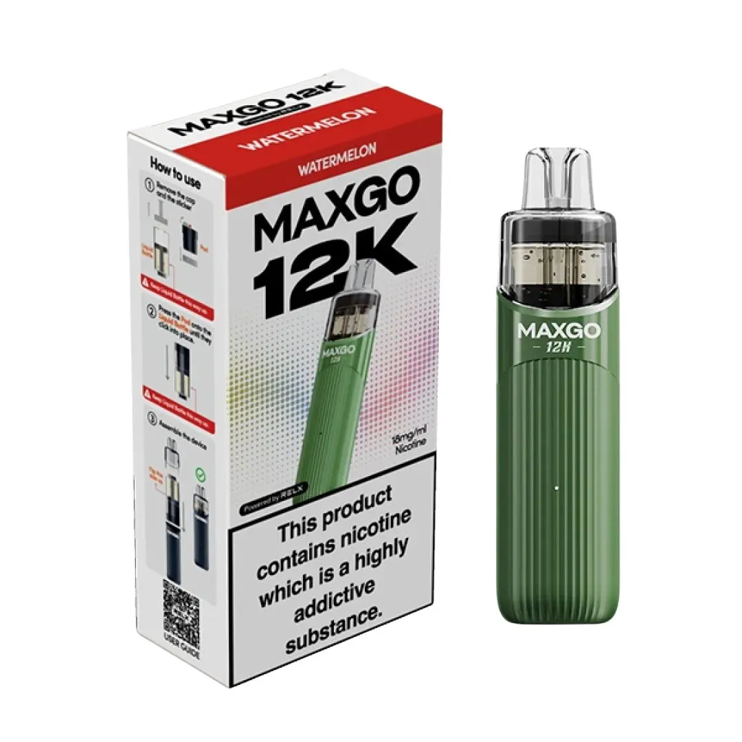 Buy Relx Maxgo 12K Puffs Kit | £7.29 - Vape Fair