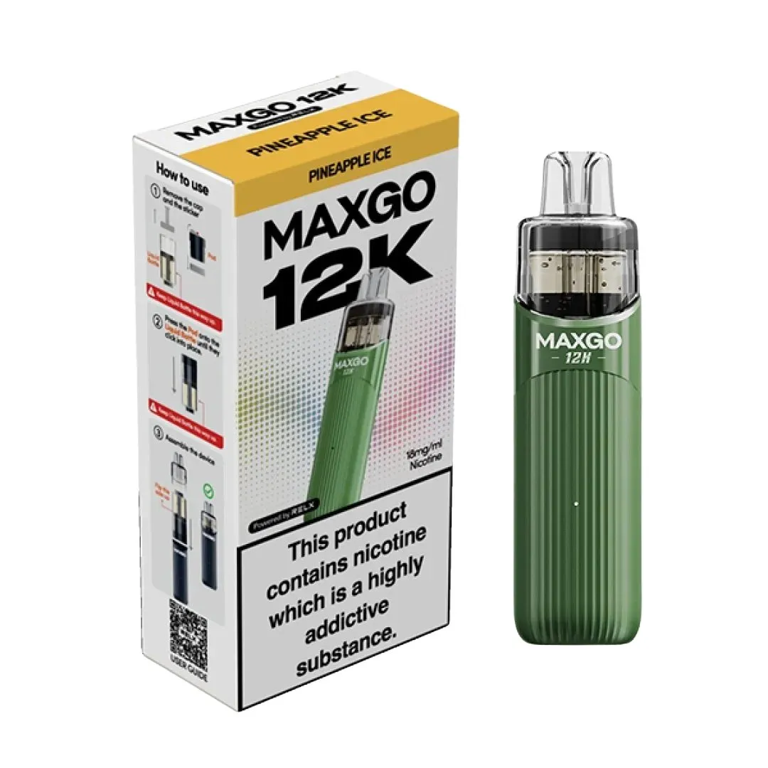 Buy Relx Maxgo 12K Puffs Kit | £7.29 - Vape Fair