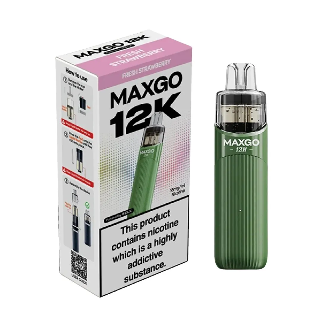 Buy Relx Maxgo 12K Puffs Kit | £7.29 - Vape Fair