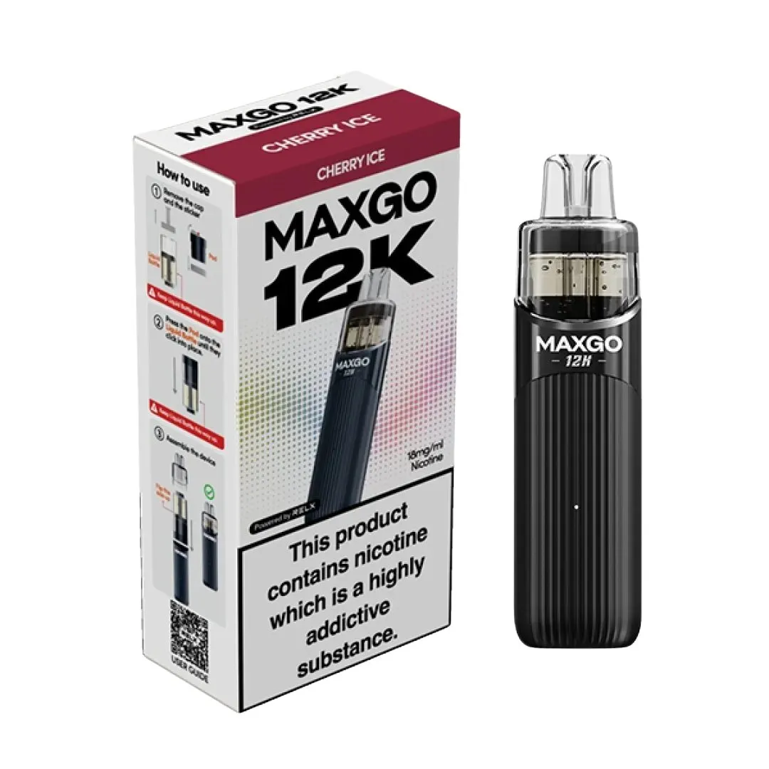 Buy Relx Maxgo 12K Puffs Kit | £7.29 - Vape Fair