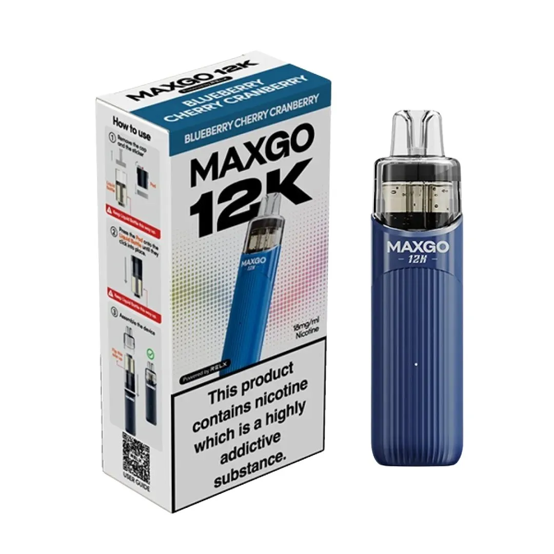Buy Relx Maxgo 12K Puffs Kit | £7.29 - Vape Fair