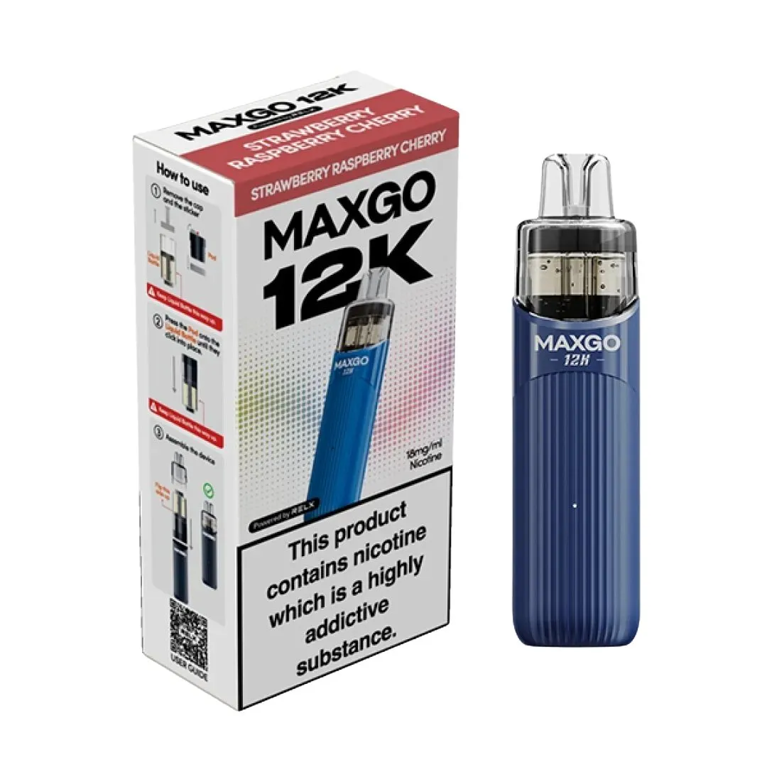 Buy Relx Maxgo 12K Puffs Kit | £7.29 - Vape Fair