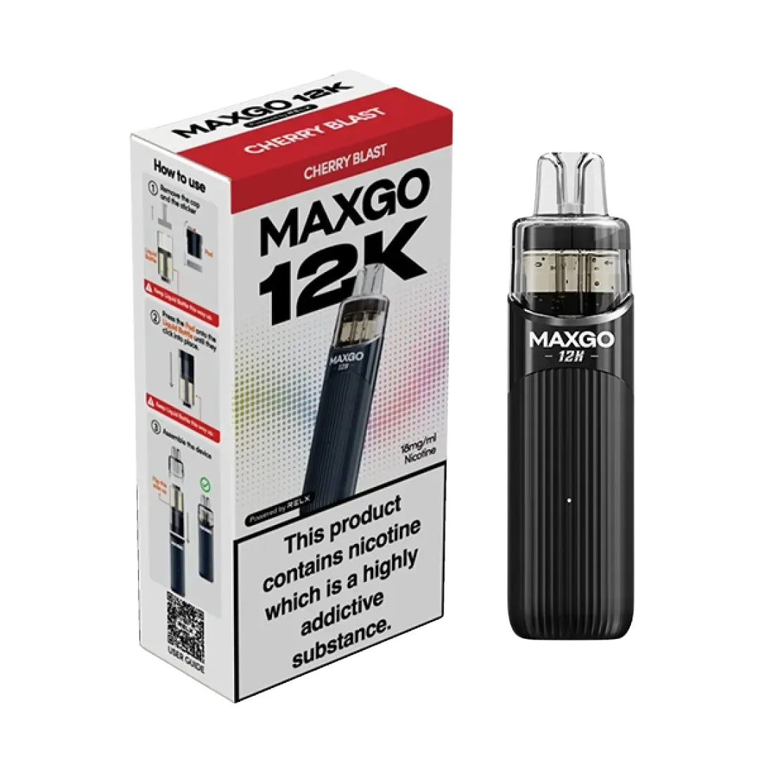 Buy Relx Maxgo 12K Puffs Kit | £7.29 - Vape Fair