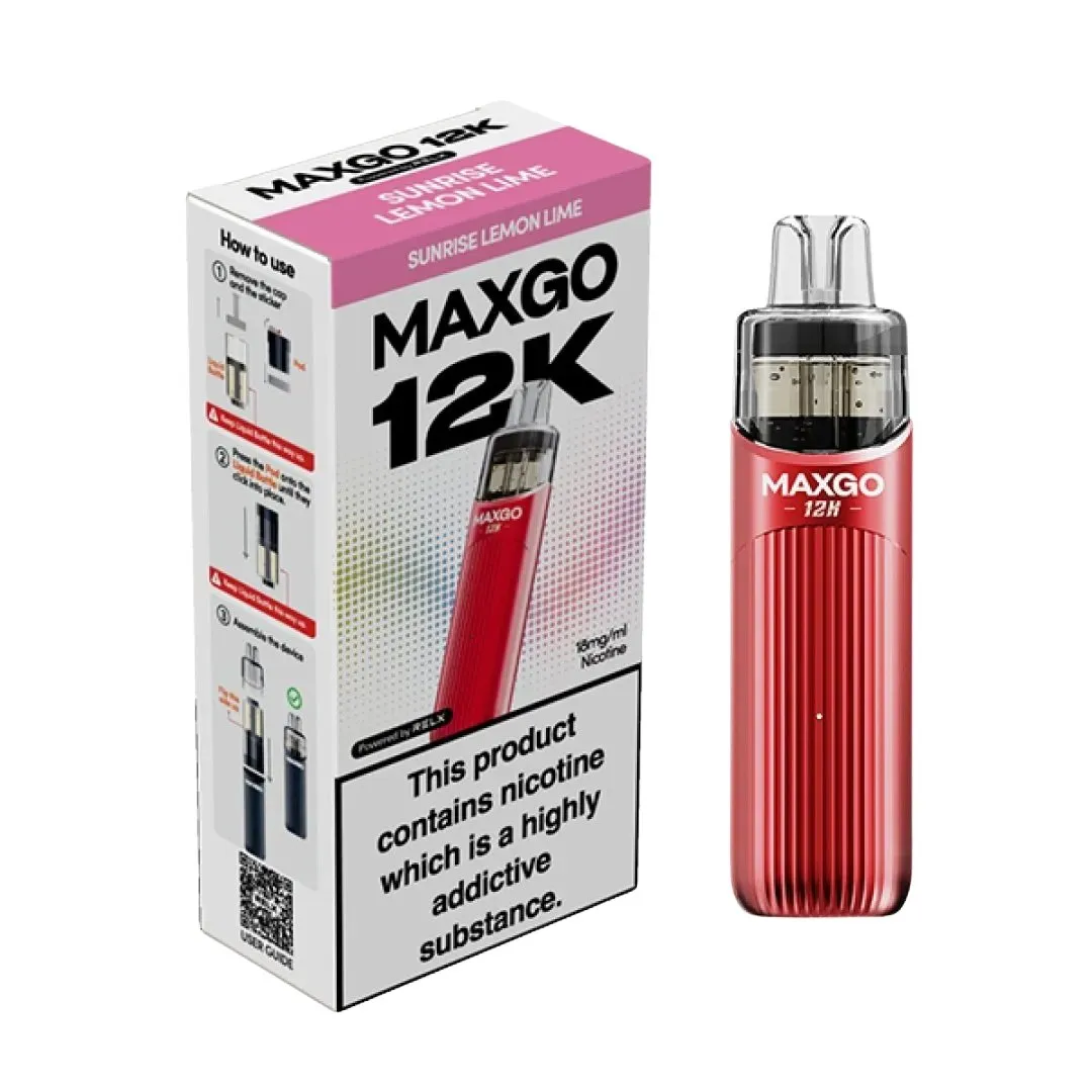 Buy Relx Maxgo 12K Puffs Kit | £7.29 - Vape Fair