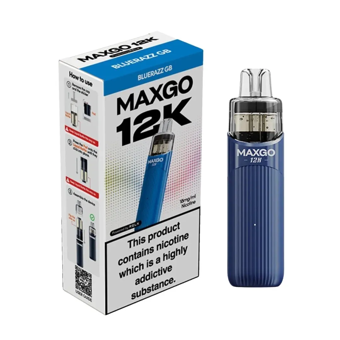 Buy Relx Maxgo 12K Puffs Kit | £7.29 - Vape Fair