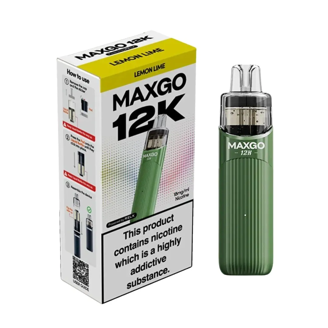 Buy Relx Maxgo 12K Puffs Kit | £7.29 - Vape Fair