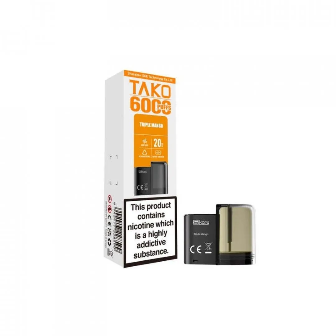Buy Sikary SP6000 Replacement Pods | £4.49 - Vape Fair