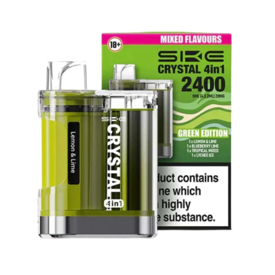 Buy SKE Crystal 4-in-1 2400 Kit | £9.39 - Vape Fair