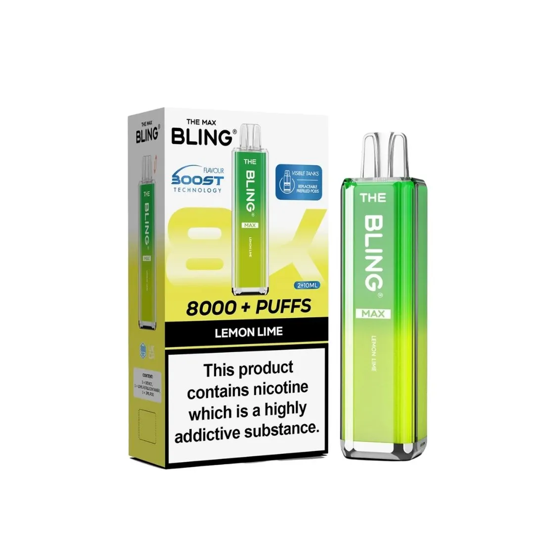 Buy Crystal Bling Max 8000 Vape | £8.29 - Vape Fair