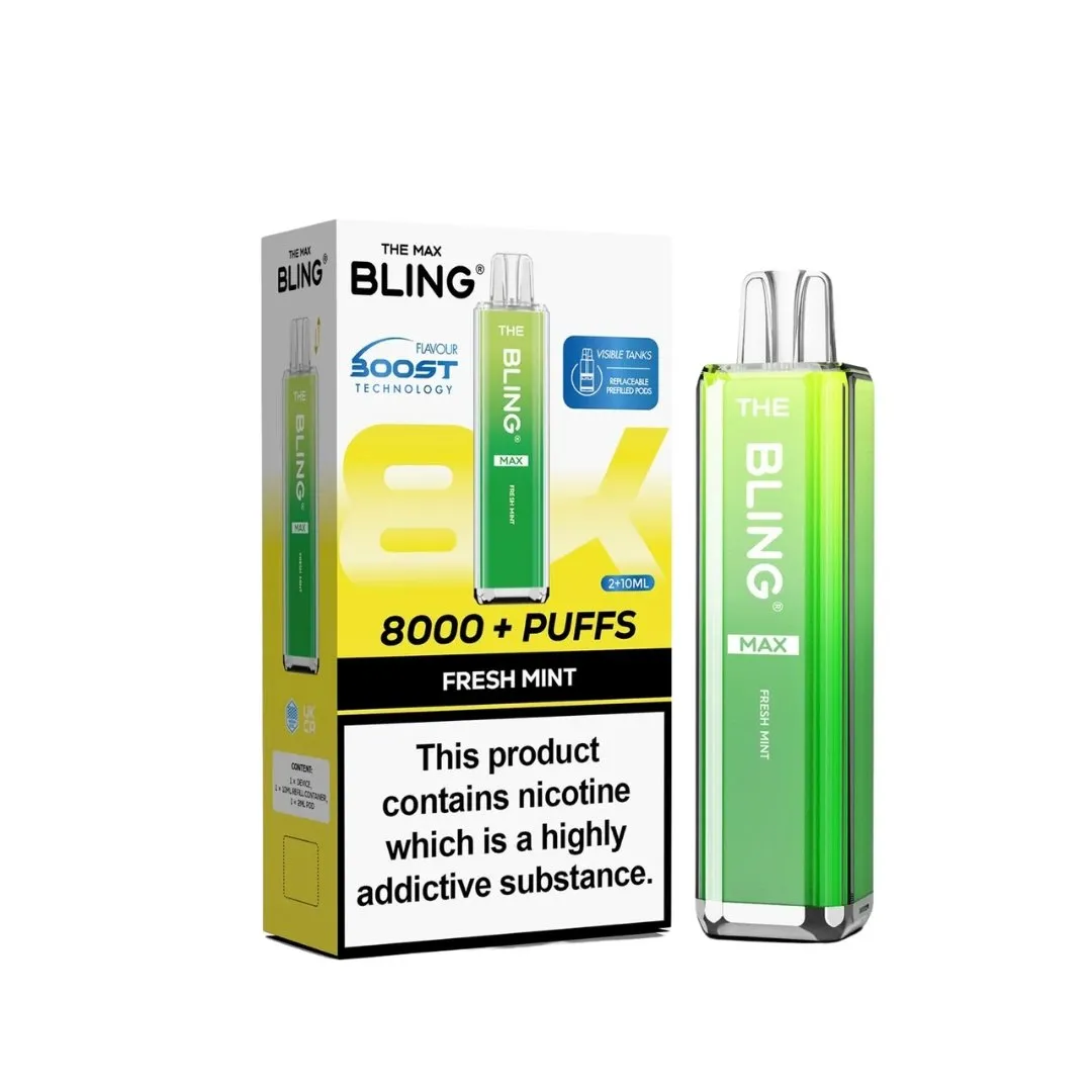 Buy Crystal Bling Max 8000 Vape | £8.29 - Vape Fair