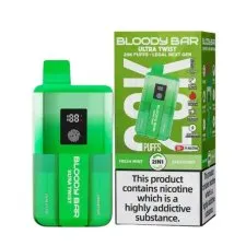 Bloody Bar Ultra Twist 20K Prefilled Vape - Dual Flavour Disposable