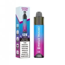 Crystal Storm 12K Puffs Prefilled Pod Kit - High Capacity Rechargeable Vape