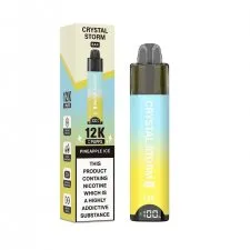 Crystal Storm 12K Puffs Prefilled Pod Kit - High Capacity Rechargeable Vape