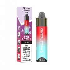 Crystal Storm 12K Puffs Prefilled Pod Kit - High Capacity Rechargeable Vape