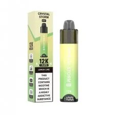 Crystal Storm 12K Puffs Prefilled Pod Kit - High Capacity Rechargeable Vape