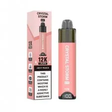 Crystal Storm 12K Puffs Prefilled Pod Kit - High Capacity Rechargeable Vape