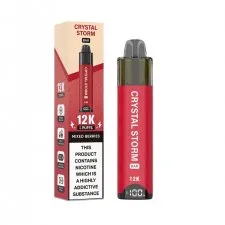 Crystal Storm 12K Puffs Prefilled Pod Kit - High Capacity Rechargeable Vape