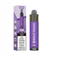 Crystal Storm 12K Puffs Prefilled Pod Kit - High Capacity Rechargeable Vape