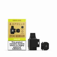 Gold Bar Apollo 20K Prefilled Tank and Refill Pod System