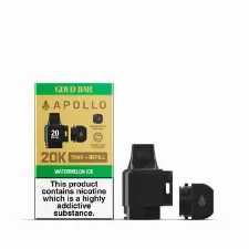 Gold Bar Apollo 20K Prefilled Tank and Refill Pod System