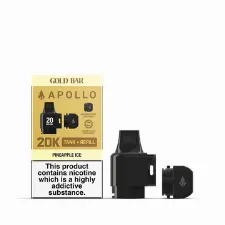 Gold Bar Apollo 20K Prefilled Tank and Refill Pod System