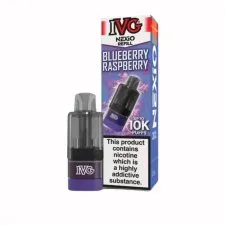 IVG Nexio 10K Prefilled Vape Pods - 10ml Nic Salt Replacement