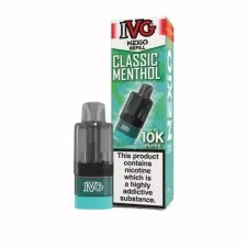 IVG Nexio 10K Prefilled Vape Pods - 10ml Nic Salt Replacement
