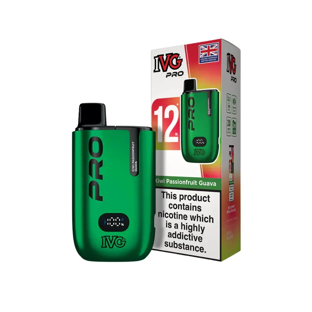 IVG Pro 12 Prefilled Vape Kit 10K - Reliable Mesh Coil Performance