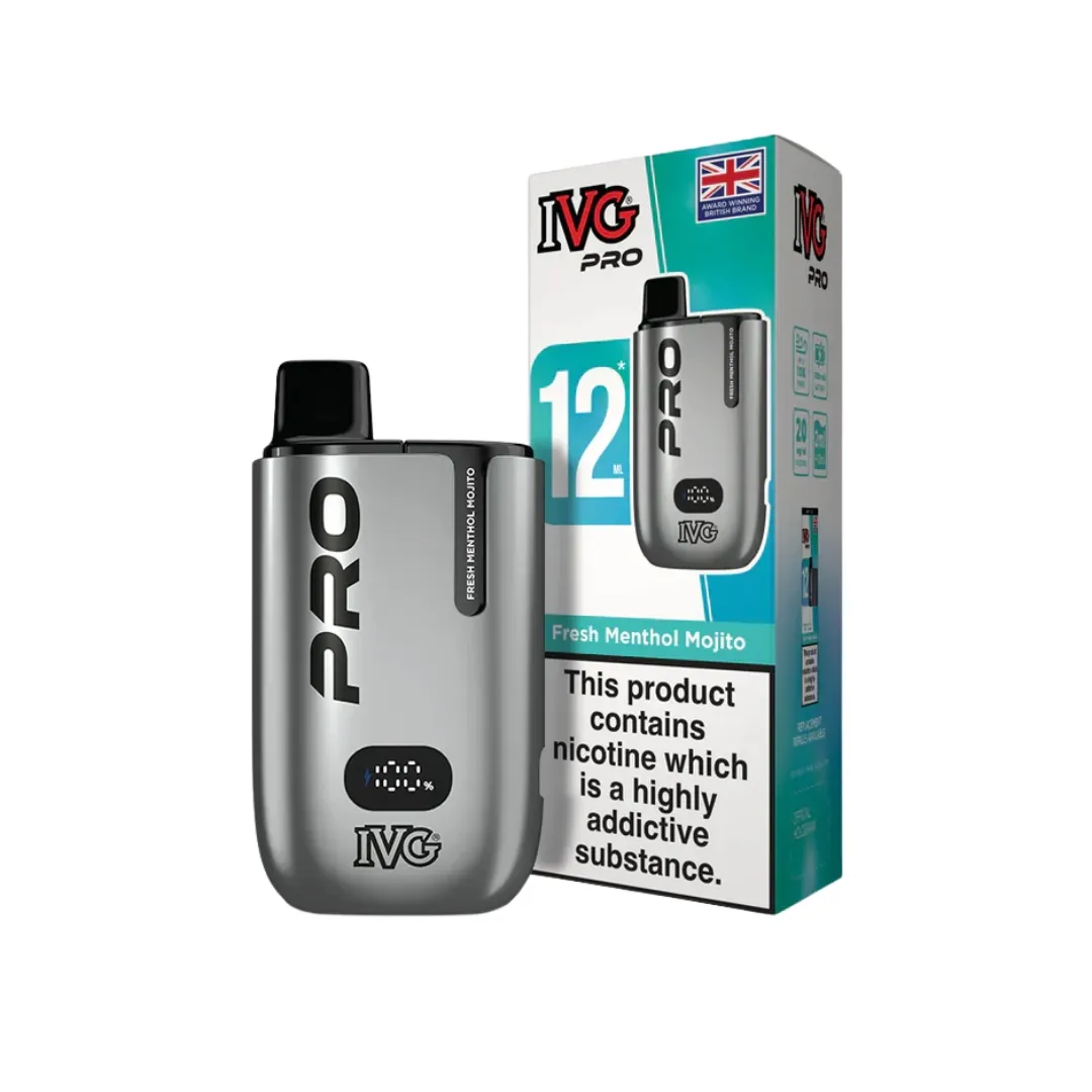 IVG Pro 12 Prefilled Vape Kit 10K - Reliable Mesh Coil Performance