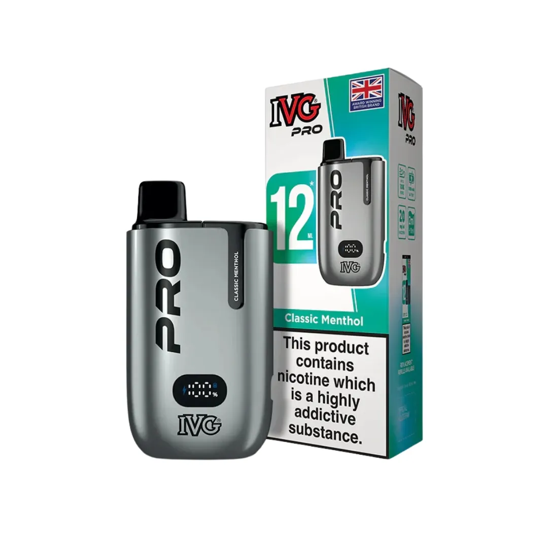 IVG Pro 12 Prefilled Vape Kit 10K - Reliable Mesh Coil Performance