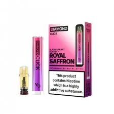 Vapes Bars Diamond Click 600 Puffs Prefilled Pod Kit