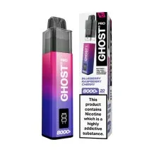 Vapes Bars Ghost Pro 8000 Puffs Prefilled Vape Kit
