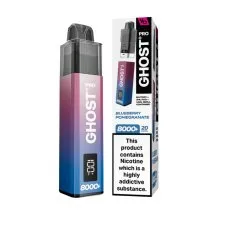 Vapes Bars Ghost Pro 8000 Puffs Prefilled Vape Kit
