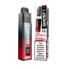 Vapes Bars Ghost Pro 8000 Puffs Prefilled Vape Kit