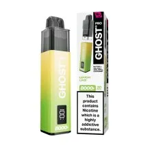 Vapes Bars Ghost Pro 8000 Puffs Prefilled Vape Kit