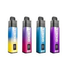 Vapes Bars Ghost Pro 8000 Puffs Prefilled Vape Kit