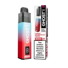 Vapes Bars Ghost Pro 8000 Puffs Prefilled Vape Kit