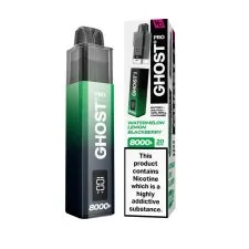 Vapes Bars Ghost Pro 8000 Puffs Prefilled Vape Kit