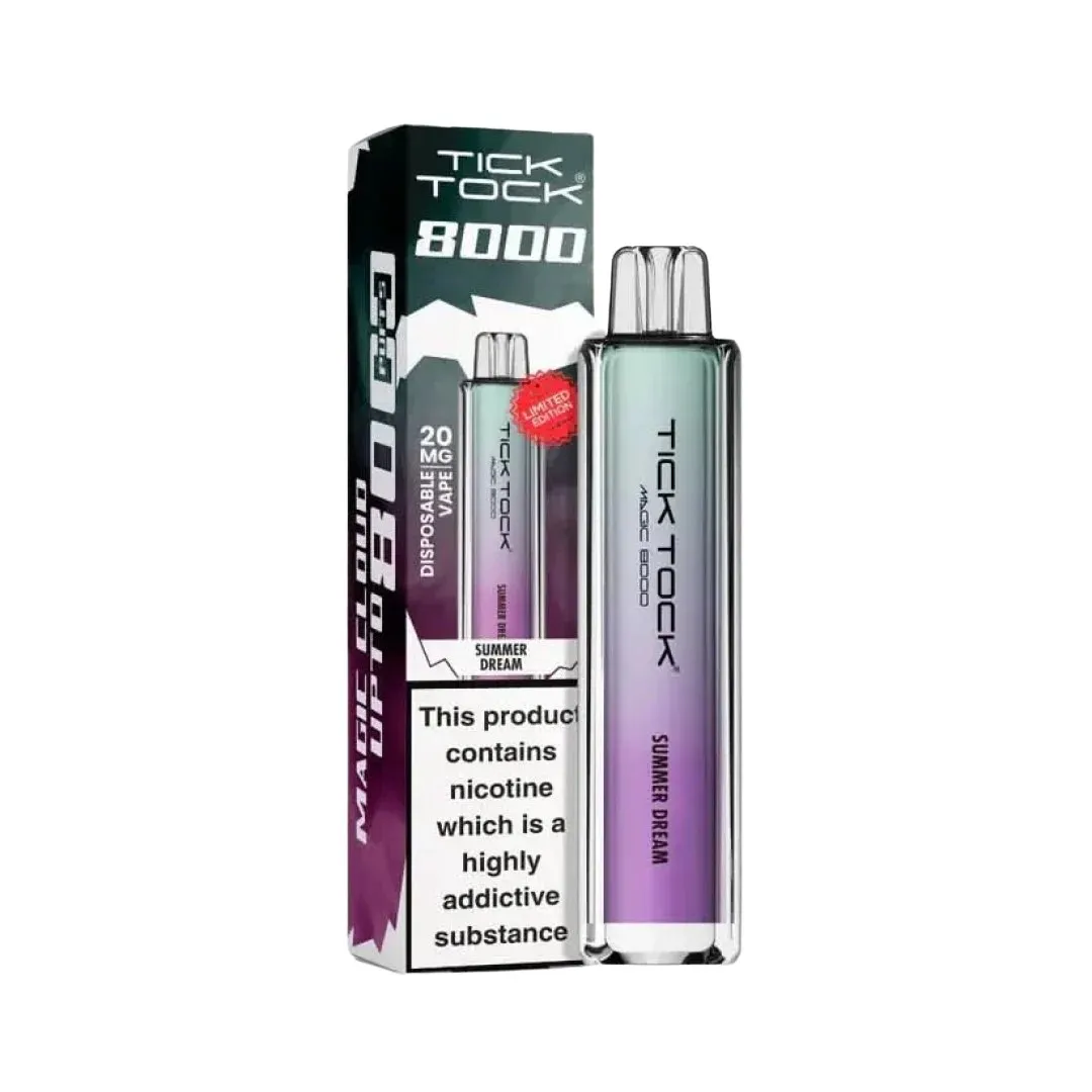 Buy Tick Tock Magic 8000 Puffs Kit | £7.39 - Vape Fair