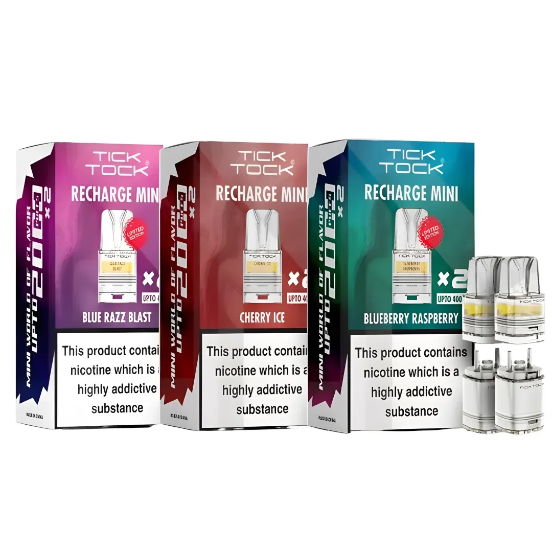 Tick Tock Mini 2000 Prefilled Pods - 20mg Nic Salt