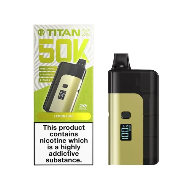 Buy Titan X 50K Prefilled Vape Kit | £10.29 - Vape Fair