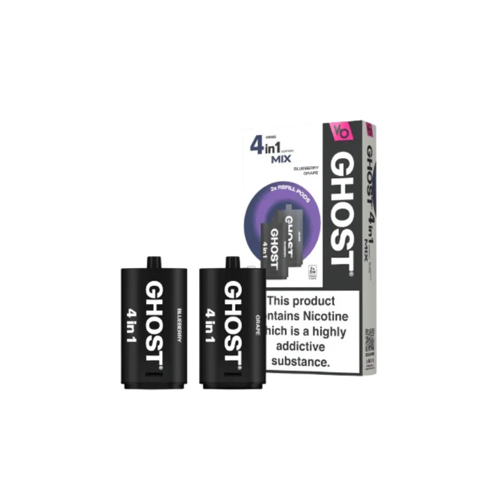 Buy Vapes Bars Ghost 4-in-1 Prefilled Pods | £4.89 Vape Fair