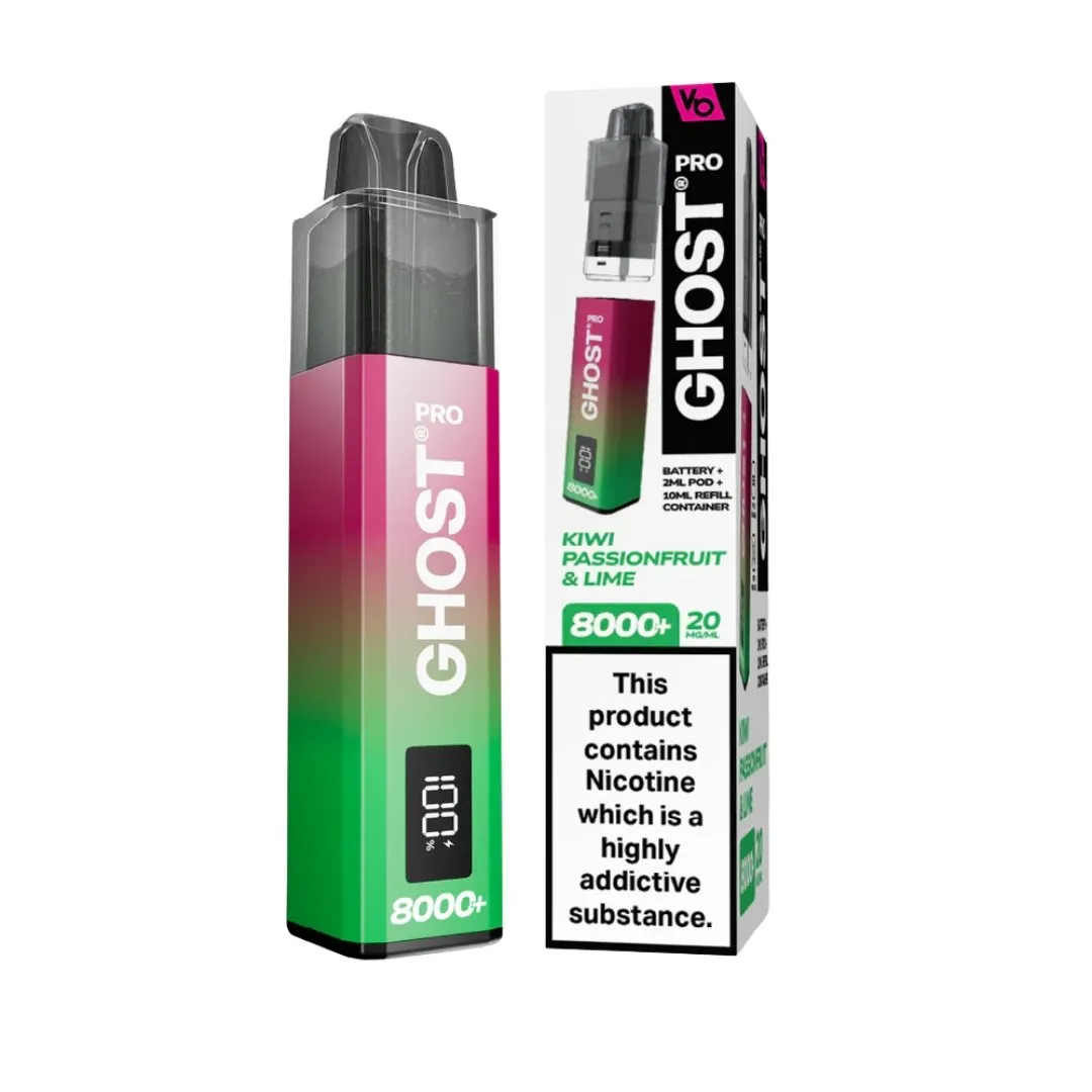 Buy Vapes Bars Ghost Pro 8000 Vape Kit | £6.79 - Vape Fair