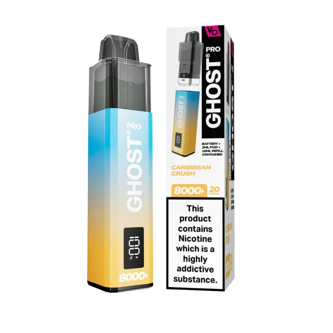 Buy Vapes Bars Ghost Pro 8000 Vape Kit | £6.79 - Vape Fair