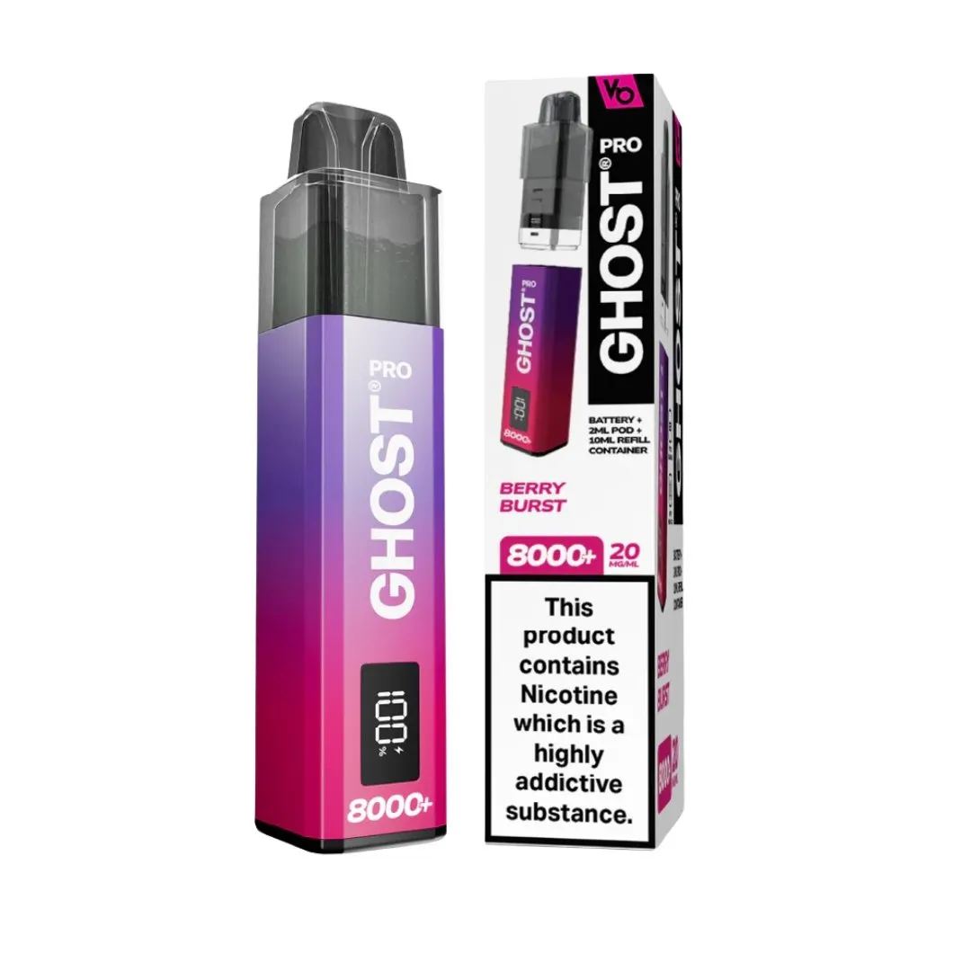 Buy Vapes Bars Ghost Pro 8000 Vape Kit | £6.79 - Vape Fair