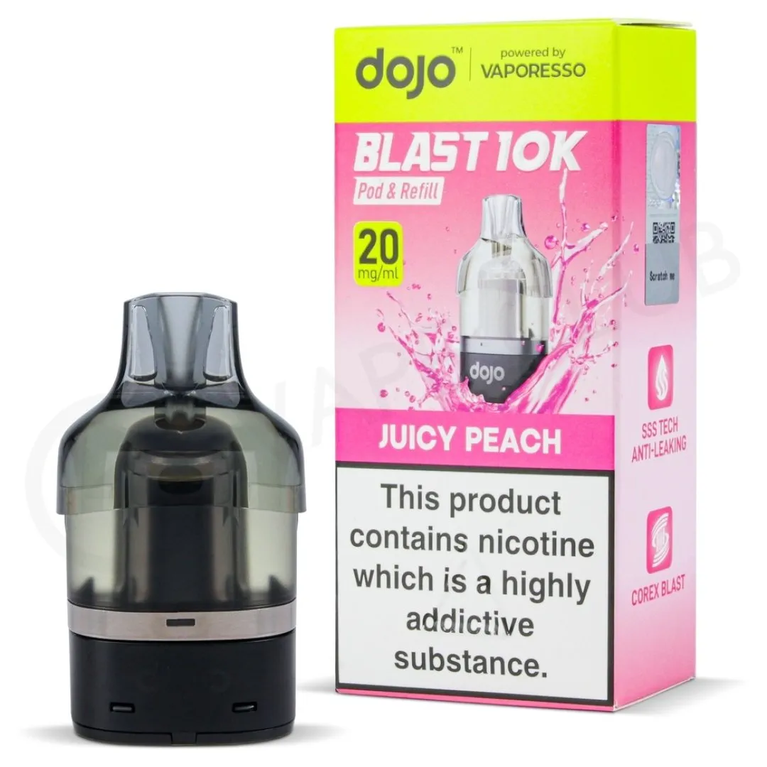 Buy Vaporesso Dojo Blast 10K Pods | £5.75 - Vape Fair