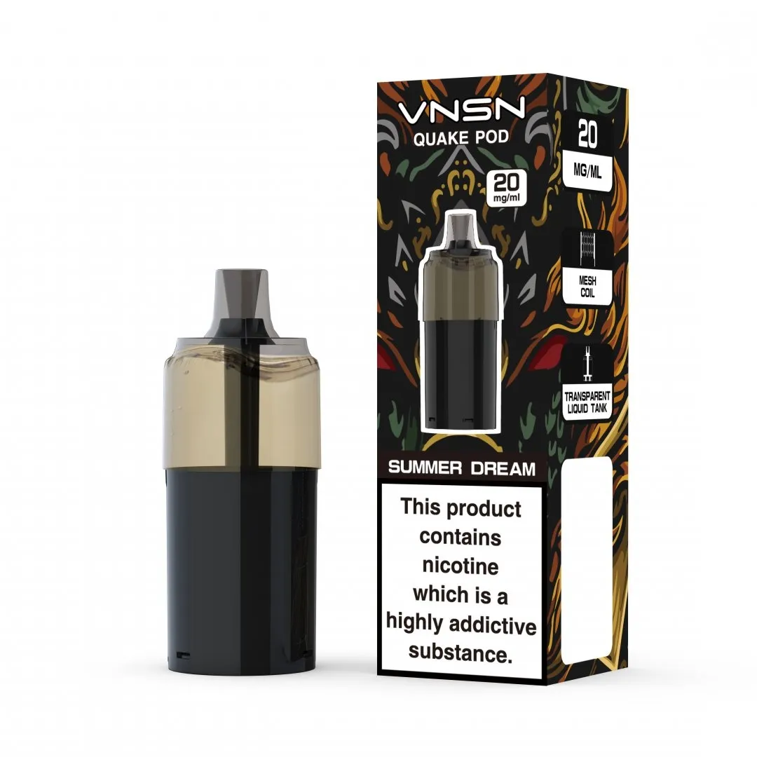 Buy VNSN Quake 10000 ASMR Pods | £4.79 - Vape Fair